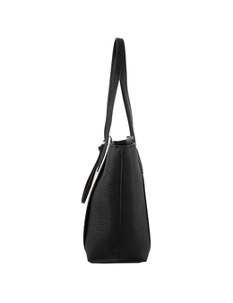 2-tone Ladies Fashion Tote Handbag in Grey